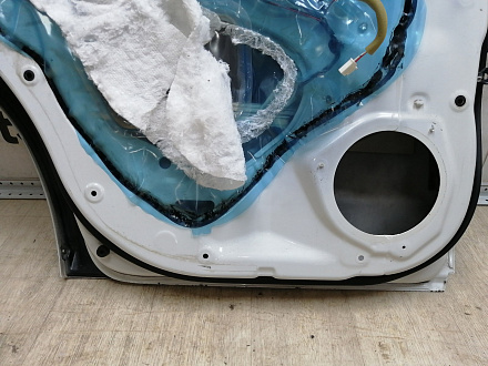 AA045294; Дверь задняя левая, под расширитель, Long (67004-42110) для Toyota Rav4/БУ; Оригинал; Р0, Хорошее; (070) Белый перламутр 3х. сл.