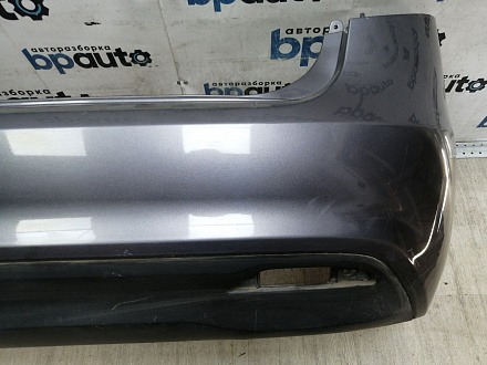 AA046110; Бампер задний; без паркт. (86611-4Y000) для Kia Rio III Sedan (2011- 2015)/БУ; Оригинал; Р1, Мелкий дефект; 