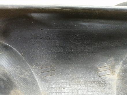 AA023961; Накладка переднего бампера (86565-2W000) для Hyundai Santa Fe III (2012 - 2015)/БУ; Оригинал; Р1, Мелкий дефект; 