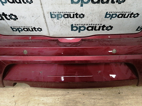 Фотография детали AA041254; Бампер задний; под паркт. (8200911893) для Renault Sandero I (2009-2014)/БУ; Оригинал; Р1, Мелкий дефект; . Фото номер 4