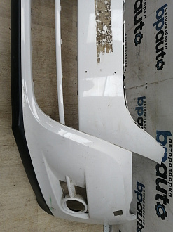 AA045457; Бампер передний, Sport-Style; без паркт.; под омыват. (5N0807221) для Volkswagen Tiguan I (2007- 2011)/БУ; Оригинал; Р1, Мелкий дефект; 