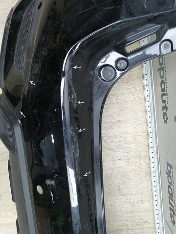 Фотография детали AA044953; Бампер задний; под паркт. (6410D906ZZ) для Mitsubishi ASX I рест.3 (2020- 2024)/БУ; Оригинал; Р2, Удовлетворительное; . Фото номер 12