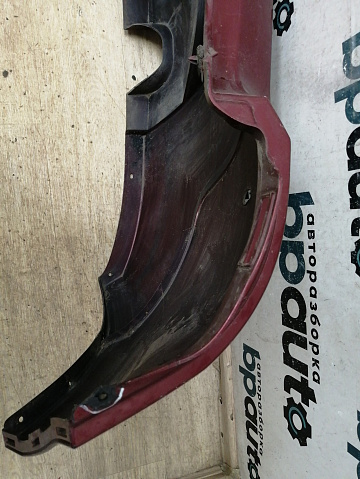 Фотография детали AA041254; Бампер задний; под паркт. (8200911893) для Renault Sandero I (2009-2014)/БУ; Оригинал; Р1, Мелкий дефект; . Фото номер 8