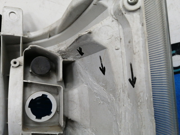 Фара галоген правая Тойота Hiace H 200 2005-2010, б/у, фото 7