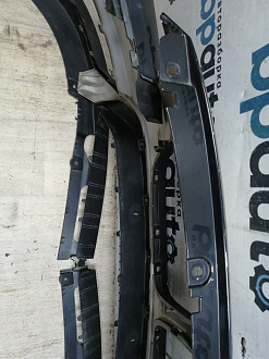 AA046498; Бампер передний; без паркт.; без омыват. (51117303750) для BMW Х1 I (E84) рест. (2012-2015)/БУ; Оригинал; Р1, Мелкий дефект; 