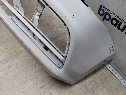 AA045707; Бампер передний; без паркт.; под омыват. (5СU807221A) для Volkswagen Jetta VI рест. (2015-2018)/БУ; Оригинал; Р2, Удовлетворительное; 