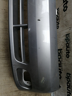 BA000104; Бампер передний; без паркт.; без омыват. (96545491) для Chevrolet Lacetti HB (2004-2013)/БУ; Оригинал; Р1, Мелкий дефект; 