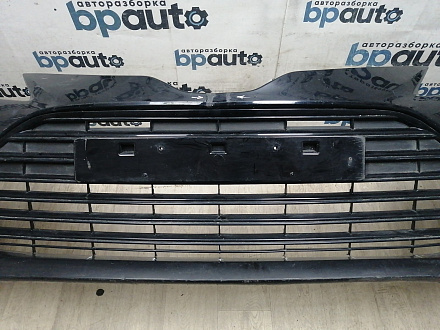 BA000243; Бампер передний; под паркт.; под омыват. (52119-06J20) для Toyota Camry 70 рест. (2021-2024)/БУ; Оригинал; Р1, Мелкий дефект; 