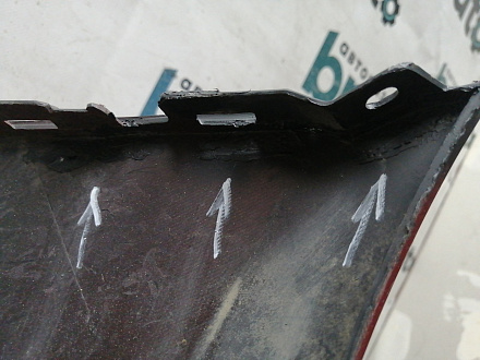 AA045847; Бампер передний; без паркт.; без омыват. (86511-4Y000) для Kia Rio/БУ; Оригинал; Р1, Мелкий дефект; 