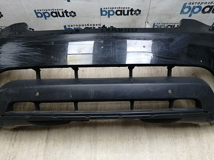 AA046068; Бампер передний; под паркт.; под омыват. (HY32-17F003-AAW) для Land Rover Discovery V L462 (2017 - 2020)/БУ; Оригинал; Р1, Мелкий дефект; 