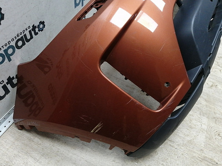 AA045867; Бампер передний; под паркт.; под омыват. (HY32-17F003-AAW) для Land Rover Discovery V L462 (2017 - 2020)/БУ; Оригинал; Р1, Мелкий дефект; 