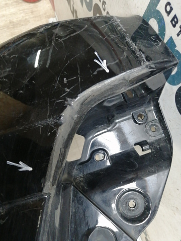 Фотография детали AA045380; Бампер задний; под паркт. (6410C779) для Mitsubishi Pajero Sport III (2015-2020)/БУ; Оригинал; Р1, Мелкий дефект; . Фото номер 6