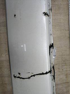 AA044668; Бампер передний; без паркт.; без омыват. (52119-0E914) для Toyota Highlander II рест. (2010 - 2013)/БУ; Оригинал; Р2, Удовлетворительное; 