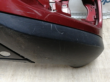 BA000190; Бампер передний, Track-Field; без паркт.; под омыват. (5N0807221T) для Volkswagen Tiguan I рест. (2011- 2016)/БУ; Оригинал; Р1, Мелкий дефект; 