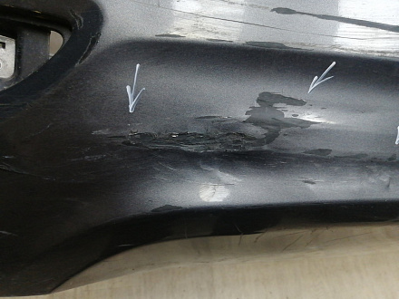 AA045609; Бампер задний; без паркт. (86611-4L000) для Hyundai/БУ; Оригинал; Р1, Мелкий дефект; 