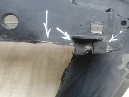 AA045750; Бампер передний, AMG; под паркт.; под омыват. (A1668856425) для Mercedes-Benz GL-klasse II (X166) (2012-2016)/БУ; Оригинал; Р1, Мелкий дефект; 