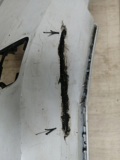 AA045819; Бампер передний; под паркт.; под омыват. (3G0807221) для Volkswagen Passat/БУ; Оригинал; Р1, Мелкий дефект; 