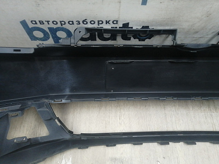 AA045974; Бампер передний; без паркт.; под омыват. (5K0807221) для Volkswagen Golf/БУ; Оригинал; Р1, Мелкий дефект; 