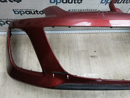 AA045764; Бампер передний; без паркт.; под омыват. (EH44-50031) для Mazda CX-7 I рест. (2009-2012)/БУ; Оригинал; Р1, Мелкий дефект; 