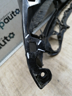 AA045534; Бампер передний; под паркт.; под омыват. (4L0 807 437 H) для Audi Q7 I рест. (2010-2015)/БУ; Оригинал; Р1, Мелкий дефект; 