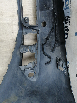 BA000244; Бампер передний; без паркт.; под омыват. (5M0807221N) для Volkswagen Golf Plus II (2009-2014)/БУ; Оригинал; Р2, Удовлетворительное; 