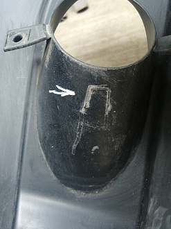 BA000186; Бампер передний; без паркт.; под омыват. (52119-05190) для Toyota Avensis/БУ; Оригинал; Р2, Удовлетворительное; 