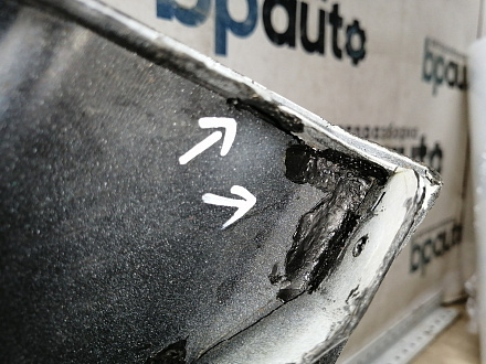 AA045407; Бампер передний; без паркт.; без омыват. (13225746) для Opel Astra/БУ; Оригинал; Р1, Мелкий дефект; 