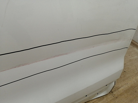 Фотография детали AA043416; Дверь передняя левая (H0101-BM9MA) для Nissan Qashqai/БУ; Оригинал; Р2, Удовлетворительное; . Фото номер 10