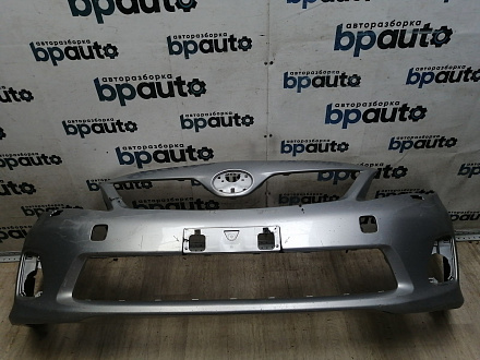 AA046615; Бампер передний; без паркт.; под омыват. (52119-12C70) для Toyota Corolla 150 рест. (2010-2013)/БУ; Оригинал; Р2, Удовлетворительное; 