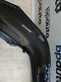 AA046120; Бампер задний; без паркт. (86611-4Y000) для Kia Rio III Sedan (2011- 2015)/БУ; Оригинал; Р1, Мелкий дефект; 