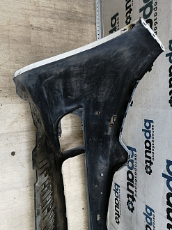 AA045251; Бампер передний; под паркт.; под омыват. (71101-TL0-ZZ00) для Honda Accord VIII (2008-2011)/БУ; Оригинал; Р1, Мелкий дефект; 