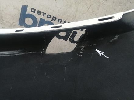 AA045975; Бампер передний; без паркт.; под омыват. (5K0807221) для Volkswagen Golf/БУ; Оригинал; Р1, Мелкий дефект; 