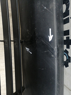 AA046000; Юбка переднего бампера (52129-0E010) для Toyota Highlander III (2014 — 2016)/БУ; Оригинал; Р2, Удовлетворительное; 