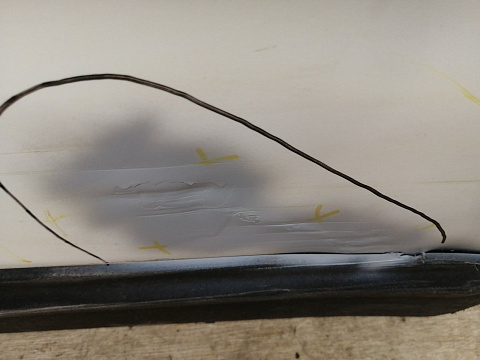 Фотография детали AA038002; Дверь задняя левая (77003-1U010) для Kia Sorento/БУ; Оригинал; Р2, Удовлетворительное; . Фото номер 8