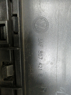 AA046060; Бампер задний, под расширители, Alltrack; под паркт. (3AF807221B) для Volkswagen Passat B7 Wagon (2011- 2014)/БУ; Оригинал; Р1, Мелкий дефект; 