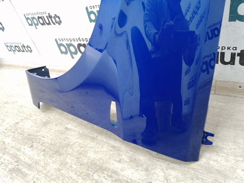 Фотография детали AA014462; Крыло переднее левое, с отв. под поворотник (66311-4L000) для Hyundai/Нов с деф; Неоригинал; Р0, Хорошее; Синий с перл. (WGM). Фото номер 5