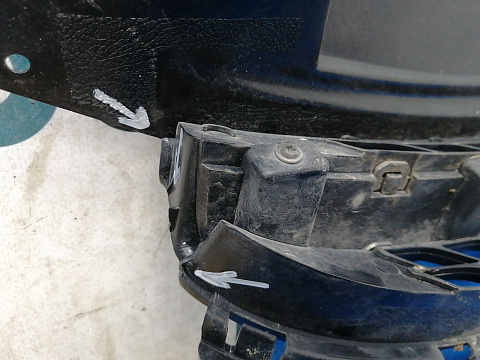 Фотография детали AA028823; Решетка радиатора (86351-3X200) для Hyundai Elantra V (MD) (2010-2013)/БУ; Оригинал; Р3, Под восстановление; . Фото номер 13