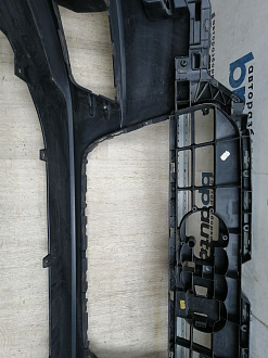 BA000162; Бампер передний; под паркт.; под омыват. (4G0 807 437) для Audi A6 C7/БУ; Оригинал; Р1, Мелкий дефект; 