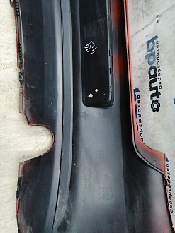 BA000210; Бампер задний; без паркт. (6R6807421BK) для Volkswagen Polo V Hatchback (2009-2013)/БУ; Оригинал; Р1, Мелкий дефект; 