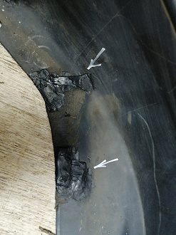 AA045563; Бампер передний; под паркт.; под омыват. (51117178068) для BMW 5 серия Е60 Е61/БУ; Оригинал; Р2, Удовлетворительное; 