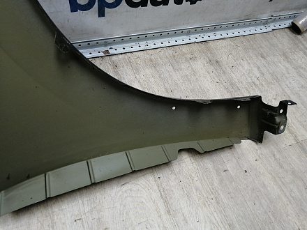 BA000303; Крыло переднее левое, без повторителя, под расширитель (5220K685) для Mitsubishi Outlander/БУ; Оригинал; Р1, Мелкий дефект; 