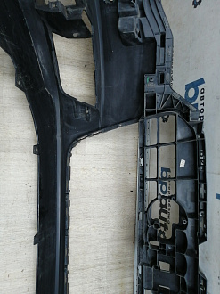 BA000172; Бампер передний; под паркт.; под омыват. (4G0 807 437) для Audi A6 C7/БУ; Оригинал; Р1, Мелкий дефект; 