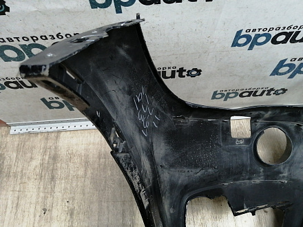 AA044848; Бампер передний; под паркт.; под омыват. (51117294480) для BMW Х5 III (F15) (2013-2018)/БУ; Оригинал; Р1, Мелкий дефект; 