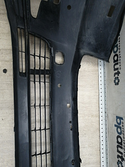 AA045951; Бампер передний; под паркт.; под омыват. (52119-0E220) для Toyota Highlander III (2014 — 2016)/БУ; Оригинал; Р1, Мелкий дефект; 