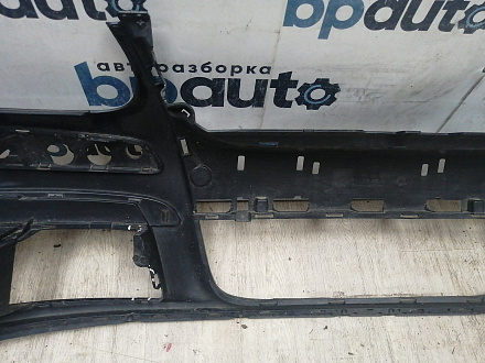 AA044496; Бампер передний; без паркт.; под омыват. (1K0807221D) для Volkswagen Jetta V (2005- 2010)/БУ; Оригинал; Р1, Мелкий дефект; 