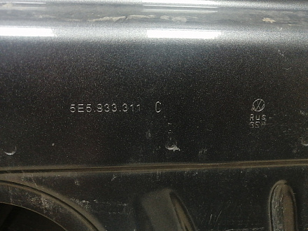 AA044493; Дверь задняя левая (5E5 833 311) для Skoda Octavia/БУ; Оригинал; Р2, Удовлетворительное; 