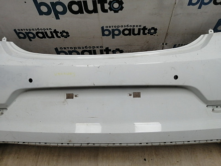 AA045616; Бампер задний; под паркт. (86611-4L700) для Hyundai Solaris I рест. HB (2014- 2016)/БУ; Оригинал; Р1, Мелкий дефект; 