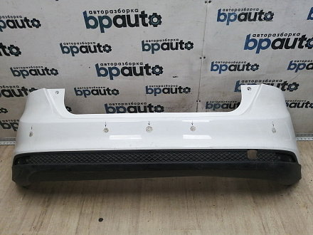 AA046063; Бампер задний; без паркт. (BM51-A17906-AGW) для Ford Focus III Hatchback (2011- 2015)/БУ; Оригинал; Р1, Мелкий дефект; 