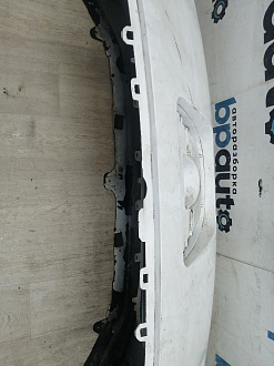 AA045944; Бампер передний; без паркт.; без омыват. (9674576177) для Peugeot 308 I рест. (2011-2015)/БУ; Оригинал; Р2, Удовлетворительное; 