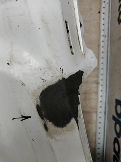 AA045369; Бампер передний; без паркт.; без омыват. (13225746) для Opel Astra/БУ; Оригинал; Р2, Удовлетворительное; 